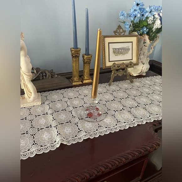 Vintage Westmoreland Della Robbia flashed glass candlestick holder 3itemsfor$20 - Picture 6 of 6